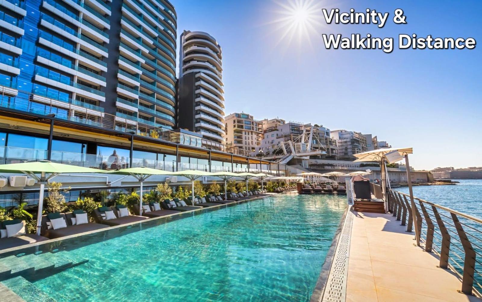 Modern Sliema Apartment Near Sea Bagian luar foto